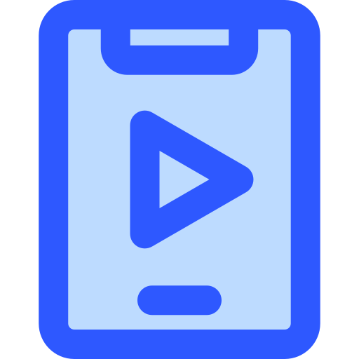 video speler Generic Blue icoon
