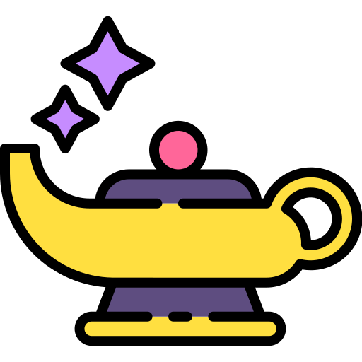 魔法のランプ Good Ware Lineal Color icon