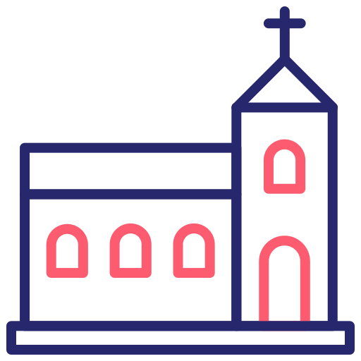 kirche Generic Outline Color icon