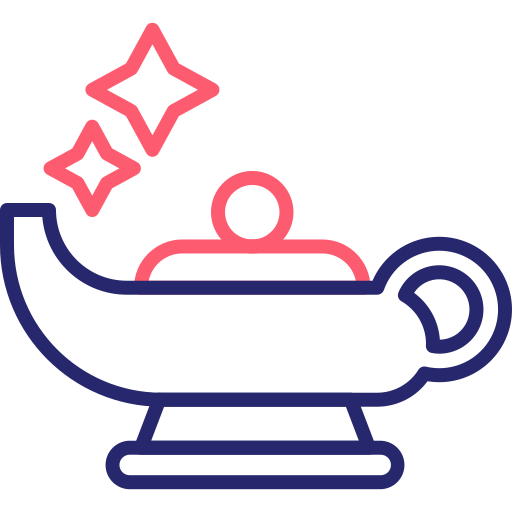 Magic lamp Generic Outline Color icon