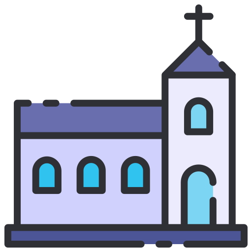 교회 Good Ware Lineal Color icon