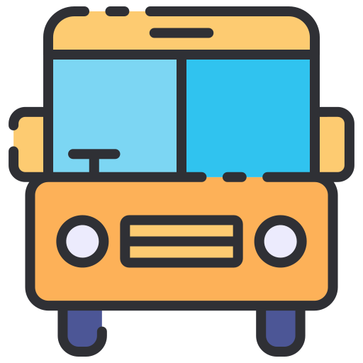 School bus Good Ware Lineal Color icon
