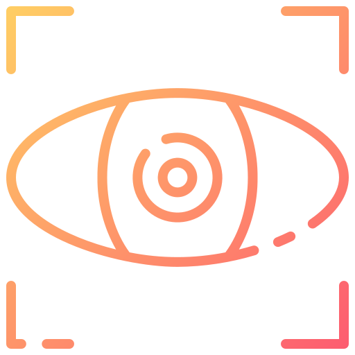 escaneo ocular Good Ware Gradient icono