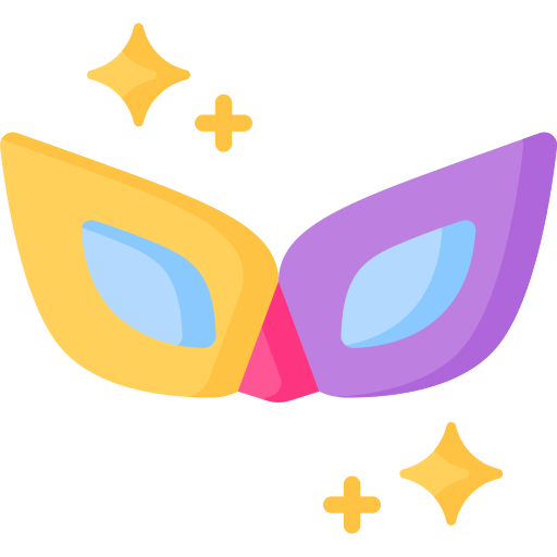 partymaske Special Flat icon