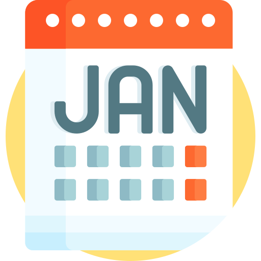 januar Detailed Flat Circular Flat icon