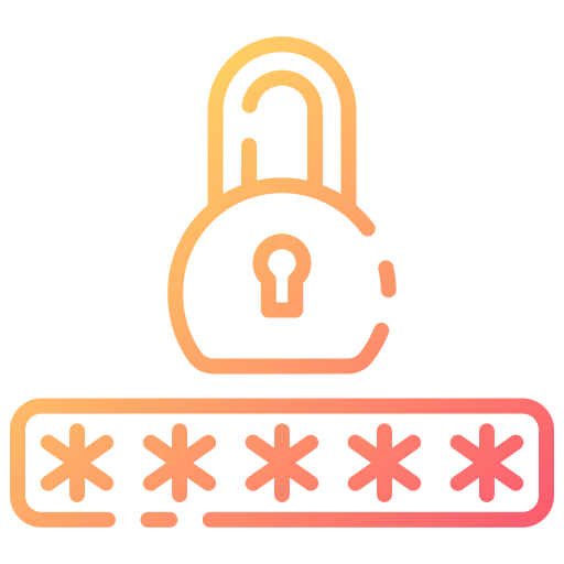 Password Good Ware Gradient icon