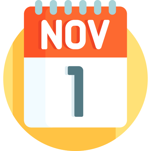 November Detailed Flat Circular Flat icon