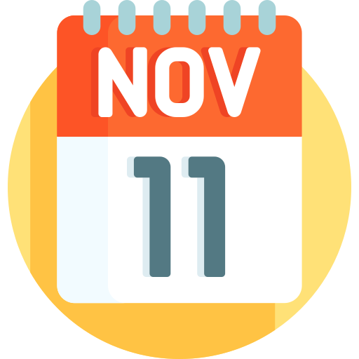 november Detailed Flat Circular Flat icon