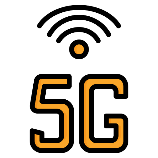 5g Generic Outline Color icon