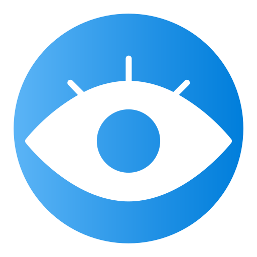 Eye Generic Flat Gradient icon