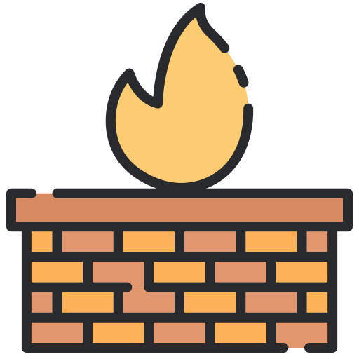 firewall Good Ware Lineal Color icon