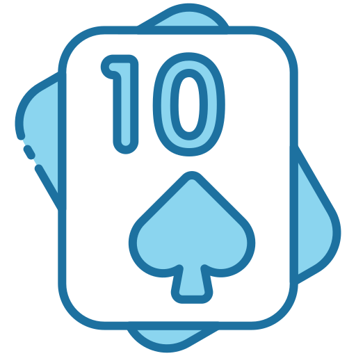 Ten of spades Generic Blue icon