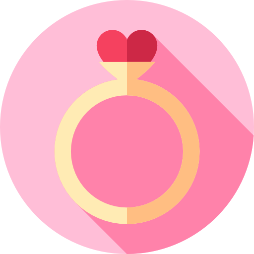 pierścień Flat Circular Flat ikona