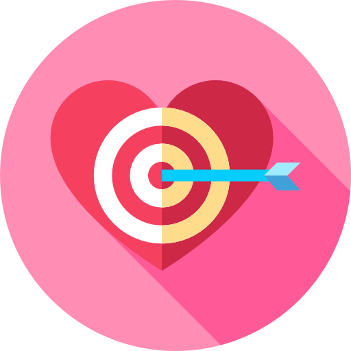 bullseye Flat Circular Flat icon