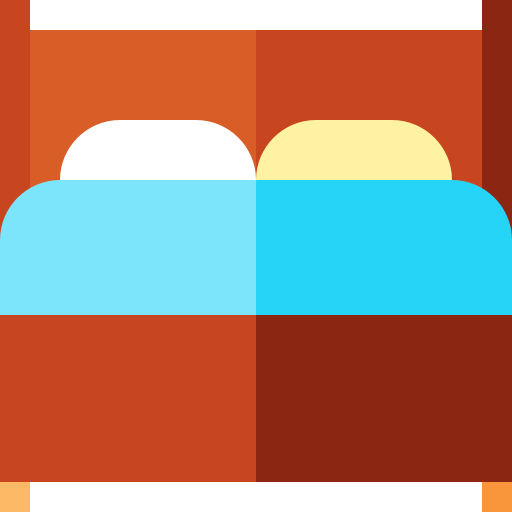 Bed Basic Straight Flat icon