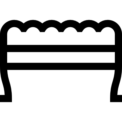 ottomano Basic Straight Lineal icona