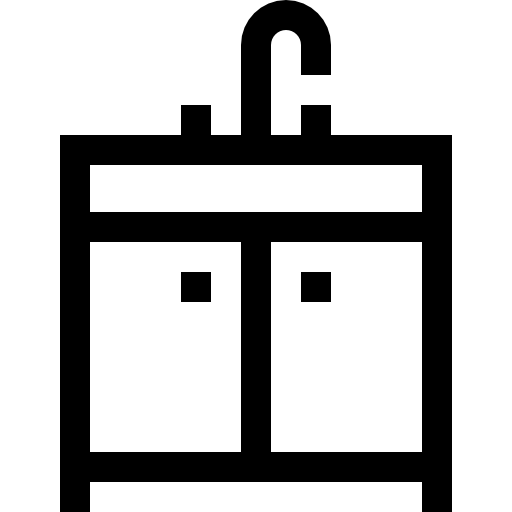 욕실 캐비닛 Basic Straight Lineal icon