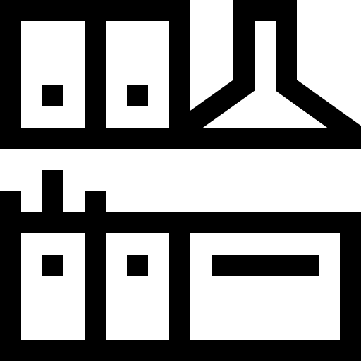 주방 캐비닛 Basic Straight Lineal icon