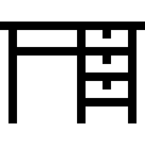 scrivania Basic Straight Lineal icona