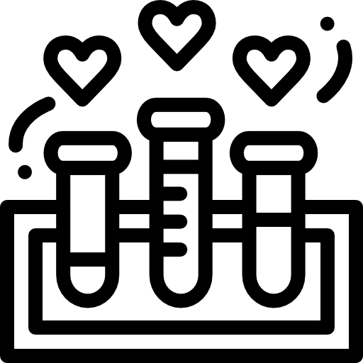 química Detailed Rounded Lineal icono