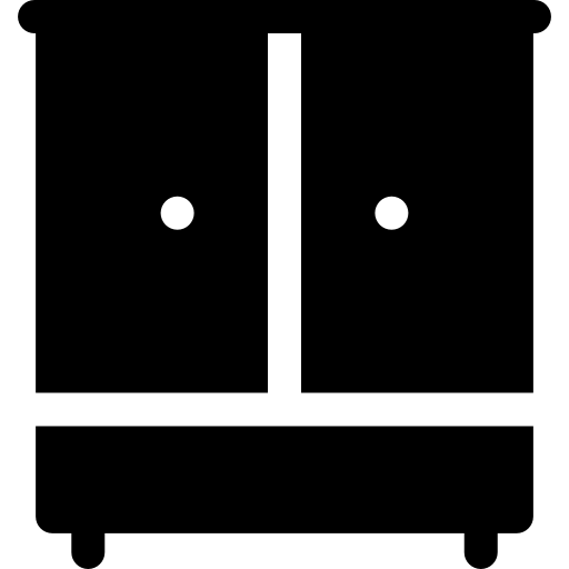 kleiderschrank Basic Rounded Filled icon