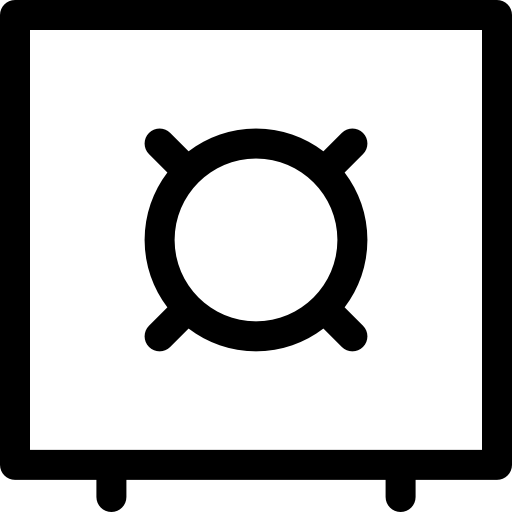 금고 Basic Rounded Lineal icon