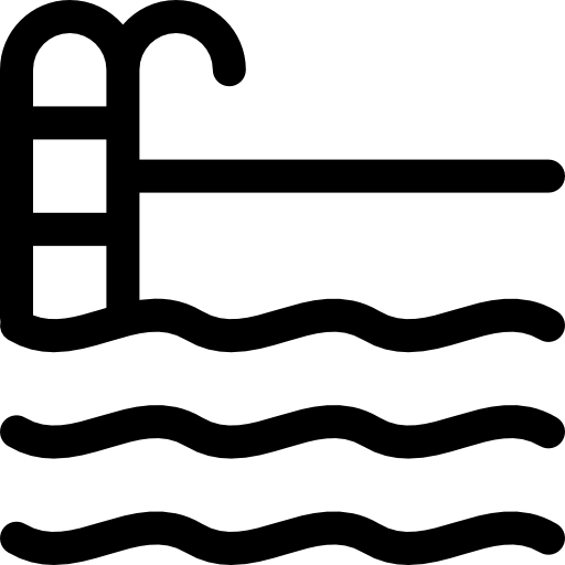 プール Basic Rounded Lineal icon
