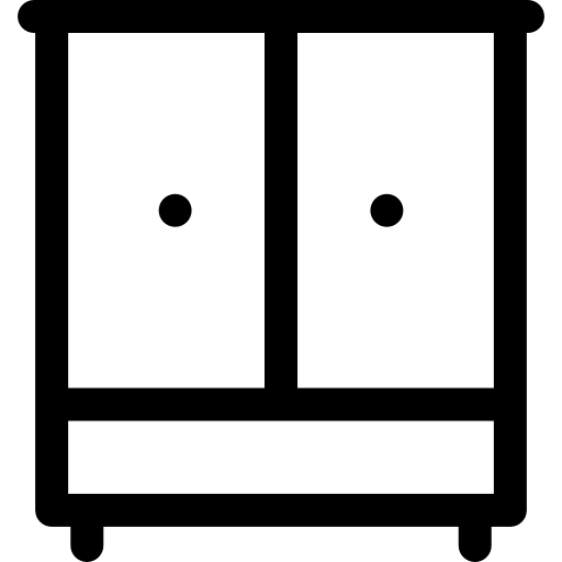 ワードローブ Basic Rounded Lineal icon