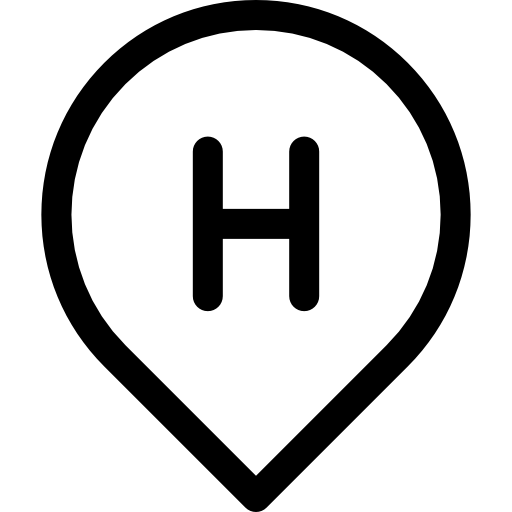 위치 Basic Rounded Lineal icon