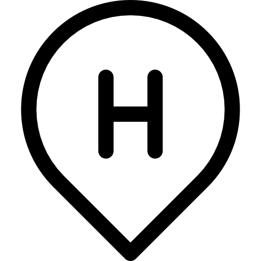 plaats Basic Rounded Lineal icoon