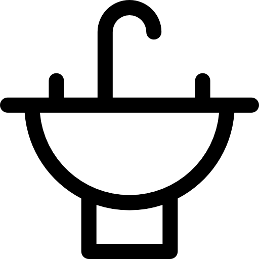 シンク Basic Rounded Lineal icon