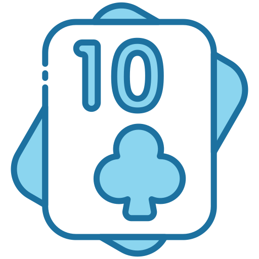 Ten of clubs Generic Blue icon