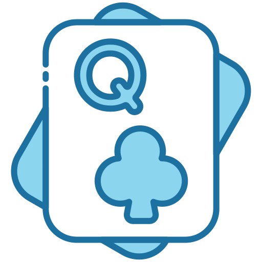 Queen of clubs Generic Blue icon
