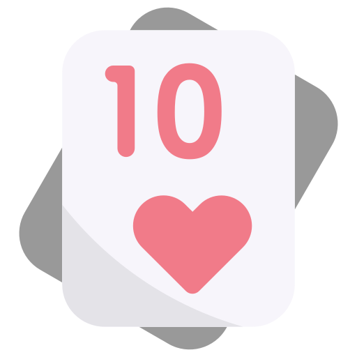 ハートの10 Generic Flat icon