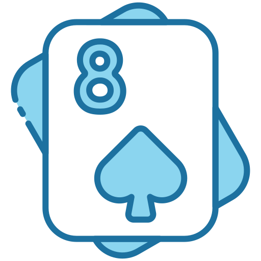 Eight of spades Generic Blue icon