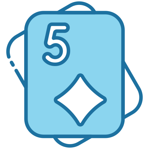 Five of diamonds Generic Blue icon
