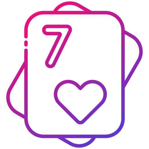 Seven of hearts Generic Gradient icon