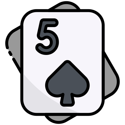 Five of spades Generic Outline Color icon