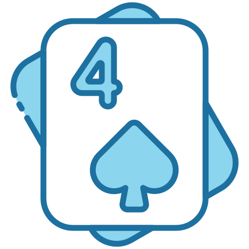 Four of spades Generic Blue icon