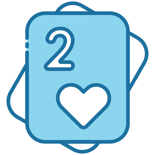 두 개의 하트 Generic Blue icon
