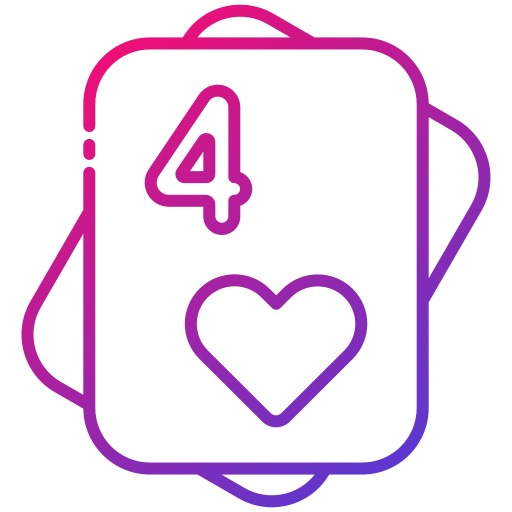 Four of hearts Generic Gradient icon
