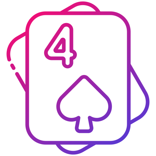 Four of spades Generic Gradient icon