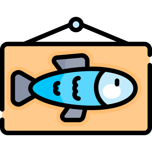 Fishing Kawaii Lineal color icon