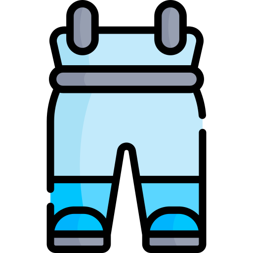 Chest waders Kawaii Lineal color icon