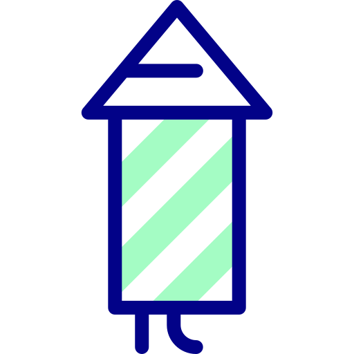 fajerwerki Detailed Mixed Lineal color ikona