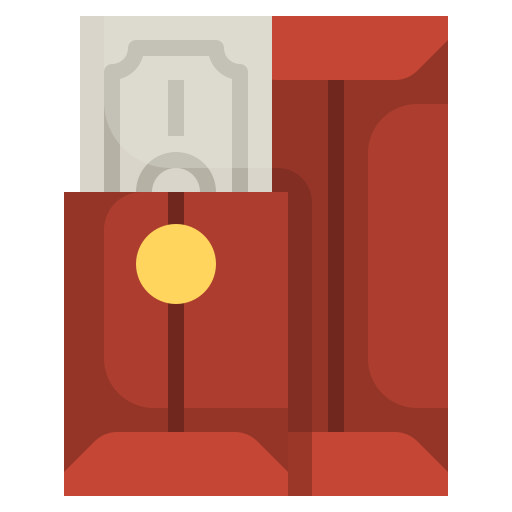 busta rossa Generic Flat icona