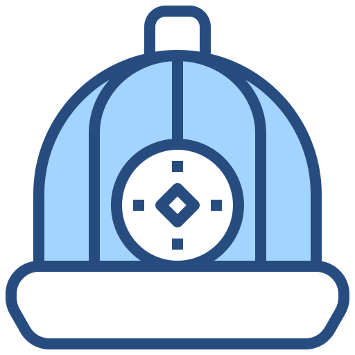 Chinese hat Generic Blue icon