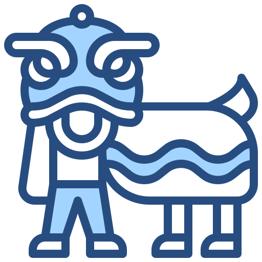 사자 춤 Generic Blue icon