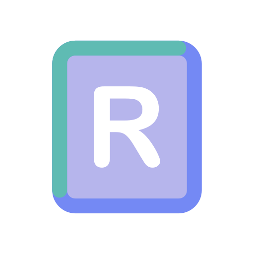 Letter r Generic Flat icon