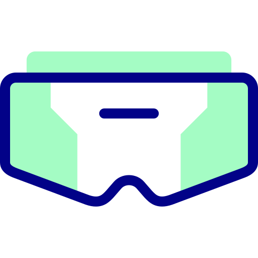 óculos de realidade virtual Detailed Mixed Lineal color Ícone